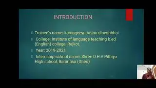 B.ed Internship final  viva #viva #internshipviva #2019-2021 #ppt #psychologicaltest