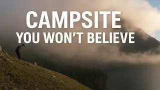Secret Mountain Campground Surrounded by Clouds: Canada Adventure