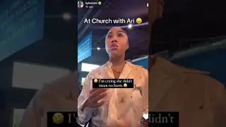 At church with Ari 😭 #therealkylesister #subscribe 💕