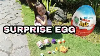 Mencari surprise egg di taman