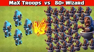 Who'll Survive Against Level 1 80+ Wizards? Clash of Clans