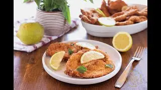 Cotolette di pollo impanate