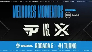 CBLOL 2021: 1&ordf; Etapa - Fase de Pontos | Melhores Momentos (PNG) x (VRX) (1&ordm; Turno) - by Dell Gaming