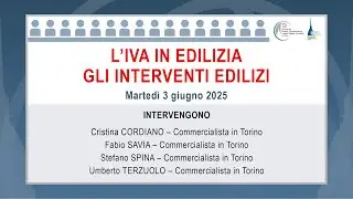 L'IVA in edilizia - Gli interventi edilizi