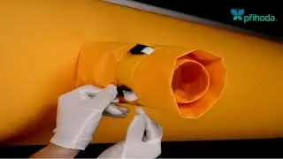 PRIHODA Fabric ducting   Large Adjustable Nozzles