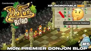 TEAM DE Z&Eacute;RO SUR DOFUS RETRO #5 | MON PREMIER DONJON BLOP + DROP ET XP INCROYABLE 🤯