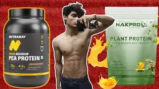 Nutrabay GOLD Hydrolyzed PEA Protein vs Nakpro PLANT Protein Comparison! Which Plant Protein to BUY?
