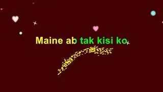 Tum agar saath dene ka vaadaa... Karaoke with scrolling lyrics... By Mahendra Kapoor...