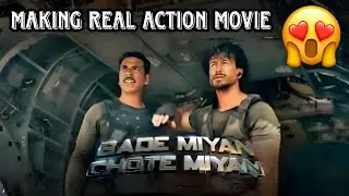 Bade Miyan Chote Miyan Teaser 😱 || Making real action movie