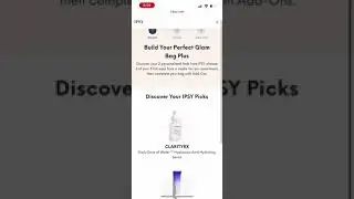 Ipsy December 2021 Choice/ personalization