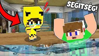 HATALMAS ÁRVÍZ A HÁZUNKBAN A MINECRAFT-BAN! 😱