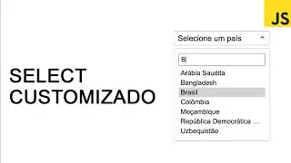 Criando um Select Customizado com HTML, CSS & JavaScript