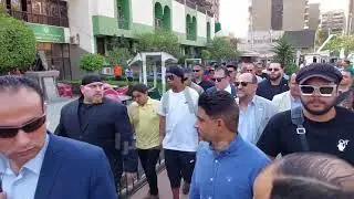 لحظة وصول رونالدينيو العمرانية لزيارة نادى الشرقية ايسترن كومبانى بحضور محمد زيدان وقيادات الشركة