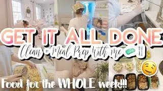 NEW CLEAN WITH ME 2022 🧼 | MEAL PREP WITH ME | HOMEMAKING MOTIVATION
