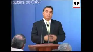 News conference by Cuba's Foreign Minister on human rights