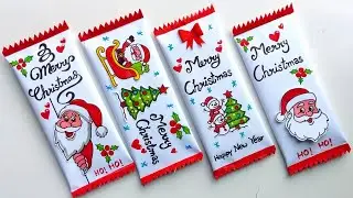 DIY Merry Christmas Chocolate 🍫gift ideas from white paper / Christmas gifts handmade 2025 🎅🏻🌲