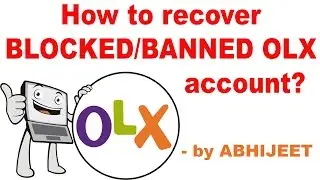 How to recover Banned/Blocked  OLX account?