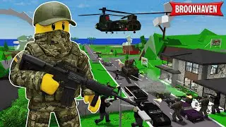 JE D&Eacute;PLOIE DES MILITAIRES DANS UN QUARTIER DANGEREUX SUR BROOKHAVEN ROBLOX