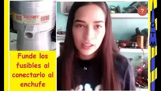 Reparaci&oacute;n de exprimidor de naranjas de uso comercial JugoMex que hace corto