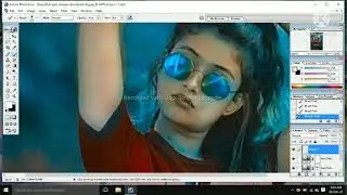 Photoshop Red-Blue Photo Background Colour Gradding in Photoshop 7.0 Photo Editing | A2Z PICTURE