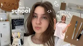 BACK TO SCHOOL PREP📓: shopping, muji haul, desk makeover, new bag, pinterest girl, summer job, etc..
