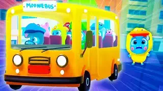 Sing & Dance with The Mini Moonies | Wheels on the Bus + Fun Kids Songs!