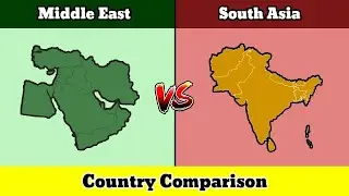 Let's Compare Middle East VS South Asia | Country Comparison | Data Duck