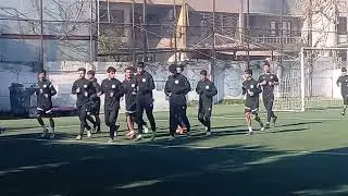 كتيبة الناشئين  كابتن محسن محمد وكل من المساعد كابتن كريم وكابتن صفاء وكابتن رزاق ومدرب اللياقه احمد