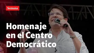Homenaje a Miguel Uribe: los precandidatos del Centro Democr&aacute;tico conversan con &Aacute;lvaro Uribe