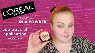 Loreal Infallible 24 HR Fresh Wear Powder Foundation// Review & Wear Test