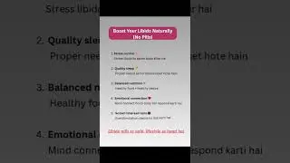 Boost Your Libido Naturally | No Pills Needed #menshealth #boostlibido