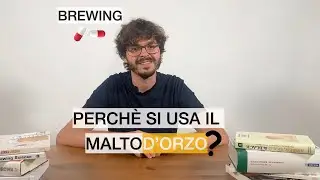 Perché si usa il malto d'orzo?
