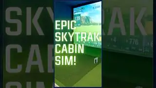 Check out this Golf Simulator Cabin Reveal #shorts #golf #indoorgolf