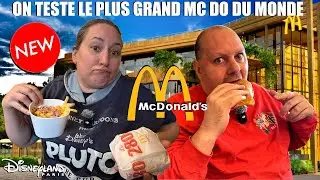 DECOUVERTE DU PLUS GRAND MC DONALD'S DU MONDE A DISNEYLAND PARIS