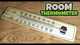 Room Thermometer (Wooden & Hanging) || Wall Analogue Thermometer