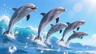 The Splashy Dolphin Dance 🌊🐬 | Fun Ocean Rhyme for Kids | Nursery Rhymes & Songs for Children