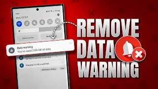 How to Remove Data Warning on Samsung | Stop Data Usage Alerts & Fix Notifications