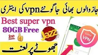 Free 100% real 80GB internet data on jazz by new vpn 2019 with prove