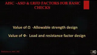 ASD & LRFD FACTORS | SAFETY FACTORS | CIVILIONS LEARNING LIBRARY