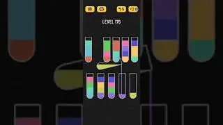 Water Sort Puzzle Level 176 Walkthrough Solution 💦