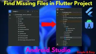 How to Find Missing Files in Flutter Project | Android Studio Guide
