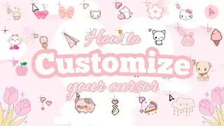 How to customize your cursor on MAC 2024 💖🌸 FREE, cute, pink