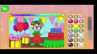 coloring pictures rocket clown birthday cake pinguin attraction ✨  mewarnai seru badut roket pinguin