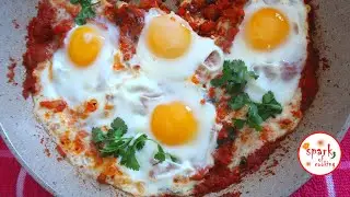 EGGS AND TOMATOES | POACHED EGG IN TOMATO SAUCE | SHAKSHUKA RECIPE | SPARK OF COOKING