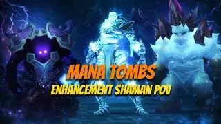 WOW video for sleeping - Mana Tombs - Enhancement Shaman POV with Escort quest