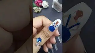 Easy Princess Nail Art 💅🏻✨👸🏻 #nailart #nails #naildesign #youtube #shorts #diynails #nailinspo #yt