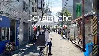 Doyamacho, Osaka Japan, 🇯🇵 - Summer Walking July 2025 4K (17min)