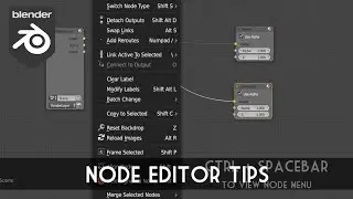 [Darkfall Live Stream 002] Optimize Node Editor + Material Node (Blender + Node Wrangler)