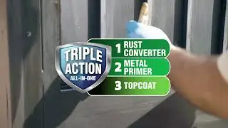 BIORUST Water-Based Metal Primer and Topcoat,  One-Step Solution for Rusted Metal