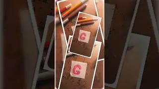 simpel Letter drawing (G) -  #shorts #letteradrawing #viralvideo